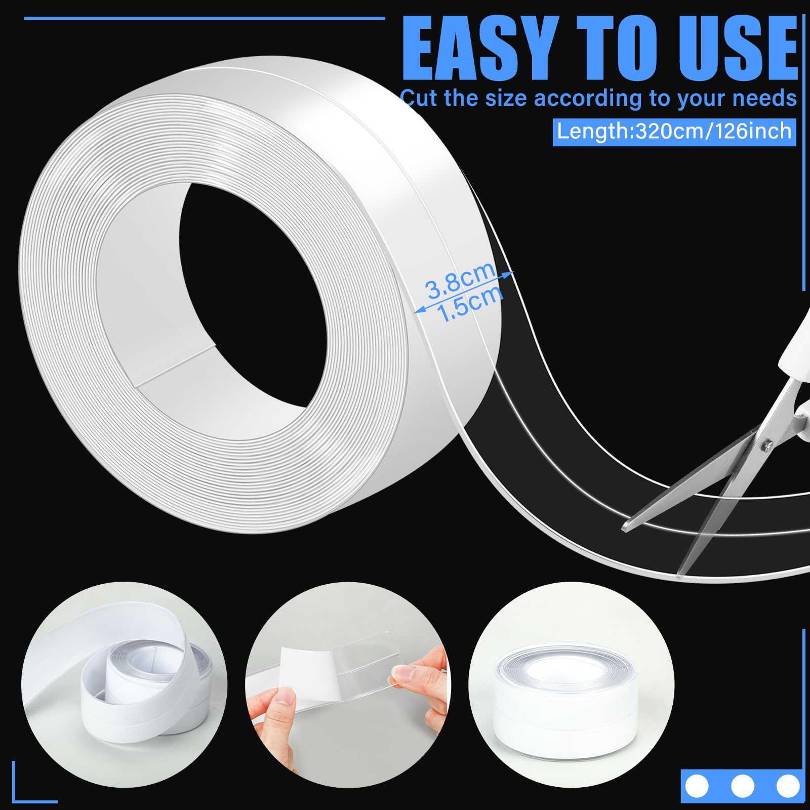 DAP 18008 24 Pack 5.5 oz. Kwik Seal Kitchen and Bath Adhesive Caulk, Clear