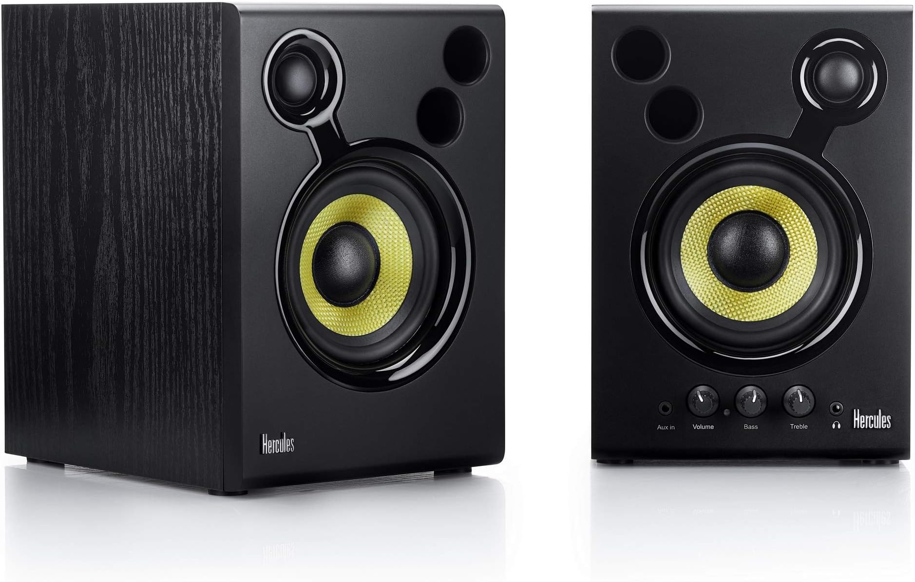 Hercules Dj 4780886 42 Eu Version Dj Monitor Speaker (Black) - Auxiliary