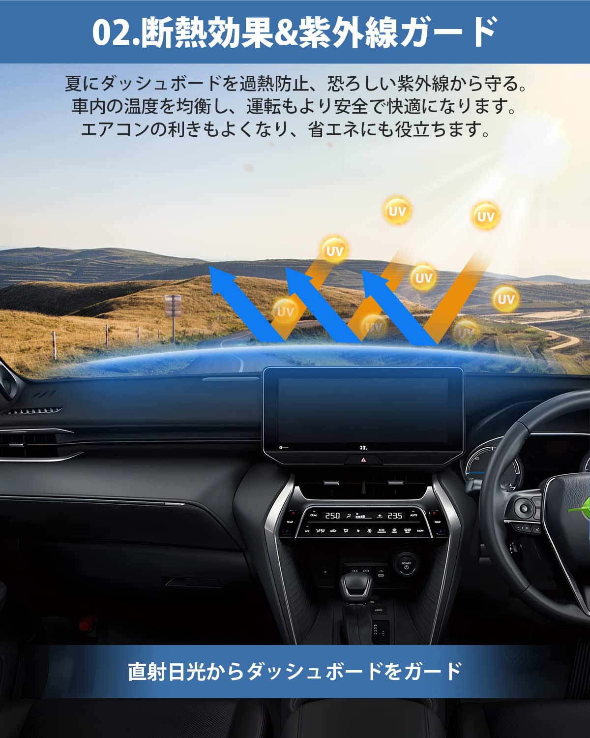 ハリアー80 内装は品ダッシュボードカバー スマホホルダー 防汚マット