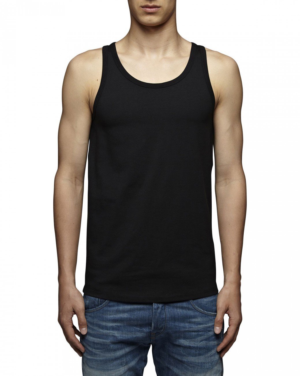 Mens Basic Tank Top T-Shirt