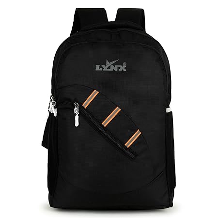 lynx School Bag & Travel with 4 compartments 16.6 inch Laptop Bag/Backpack for Girls and Boys Trending Backpack for Men (Black)