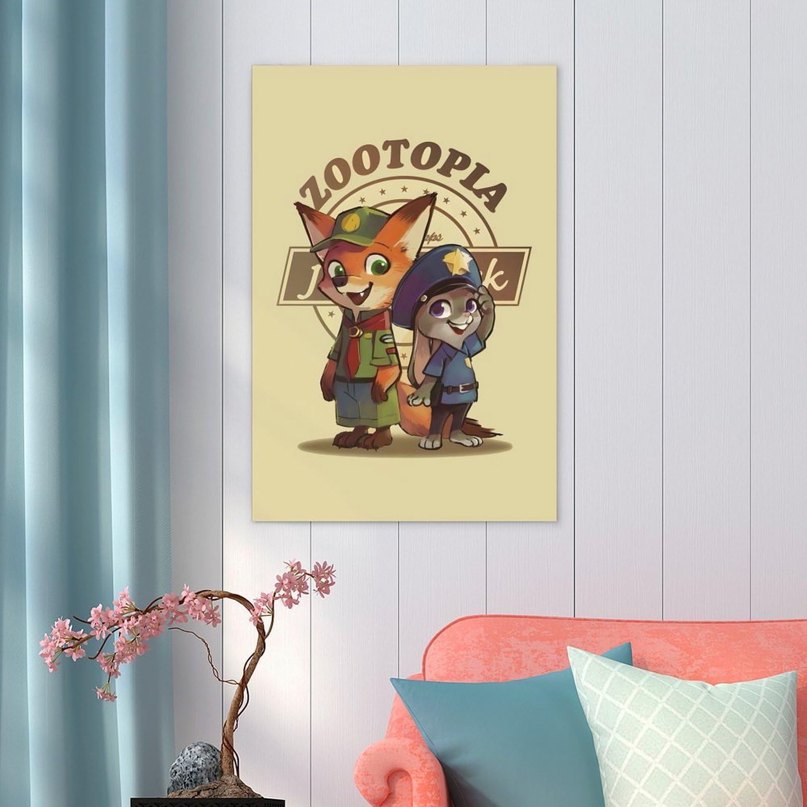 Amazon.co.jp: ズートピア ジュディ ニック ポスター 絵画 インテリア