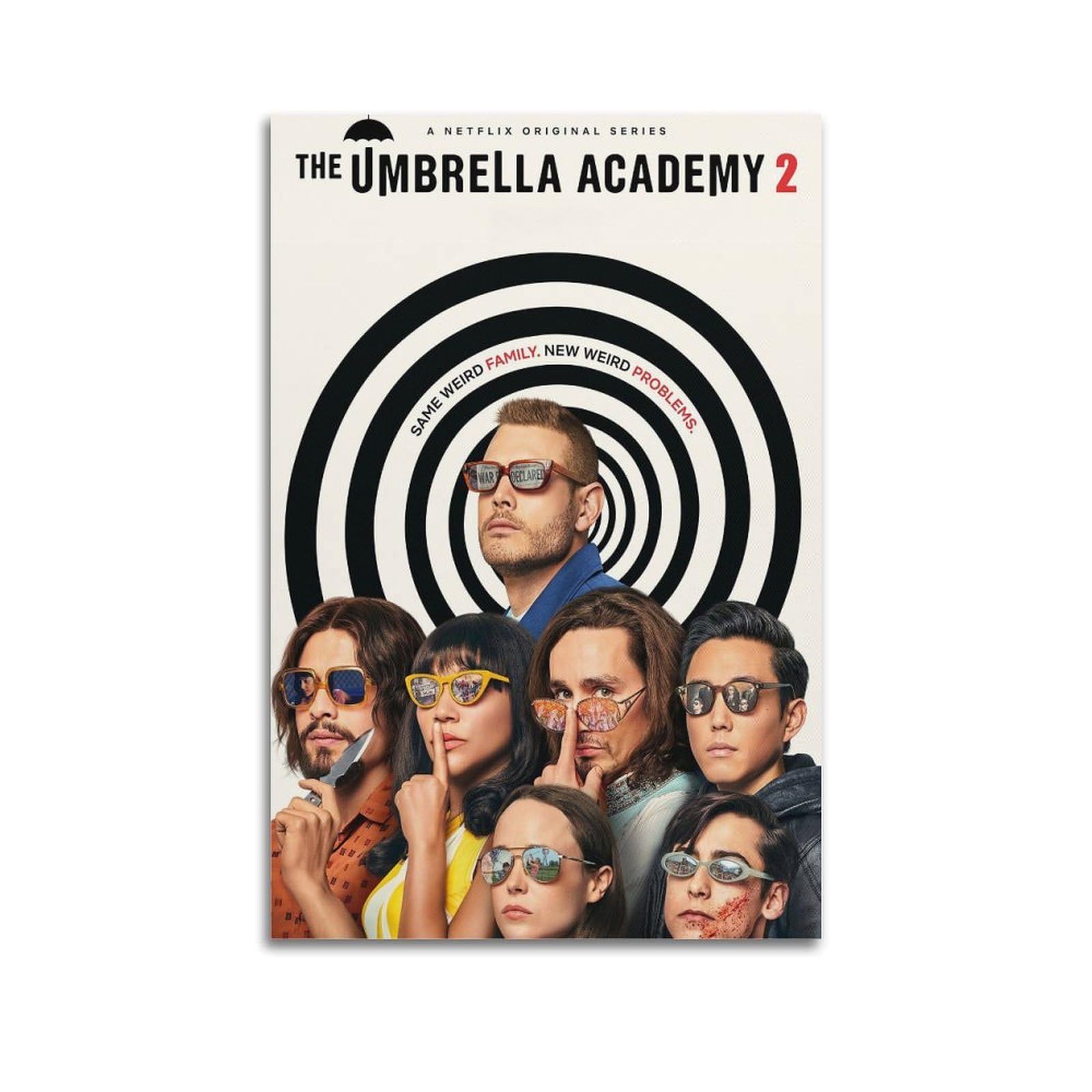 SUDANGDIANZI Movie Poster The Umbrella Academy Canvas Poster And Wall Art Modern Family Bedroom Gym Office Decor Gift 20x30inch(50x75cm) Unframe-style