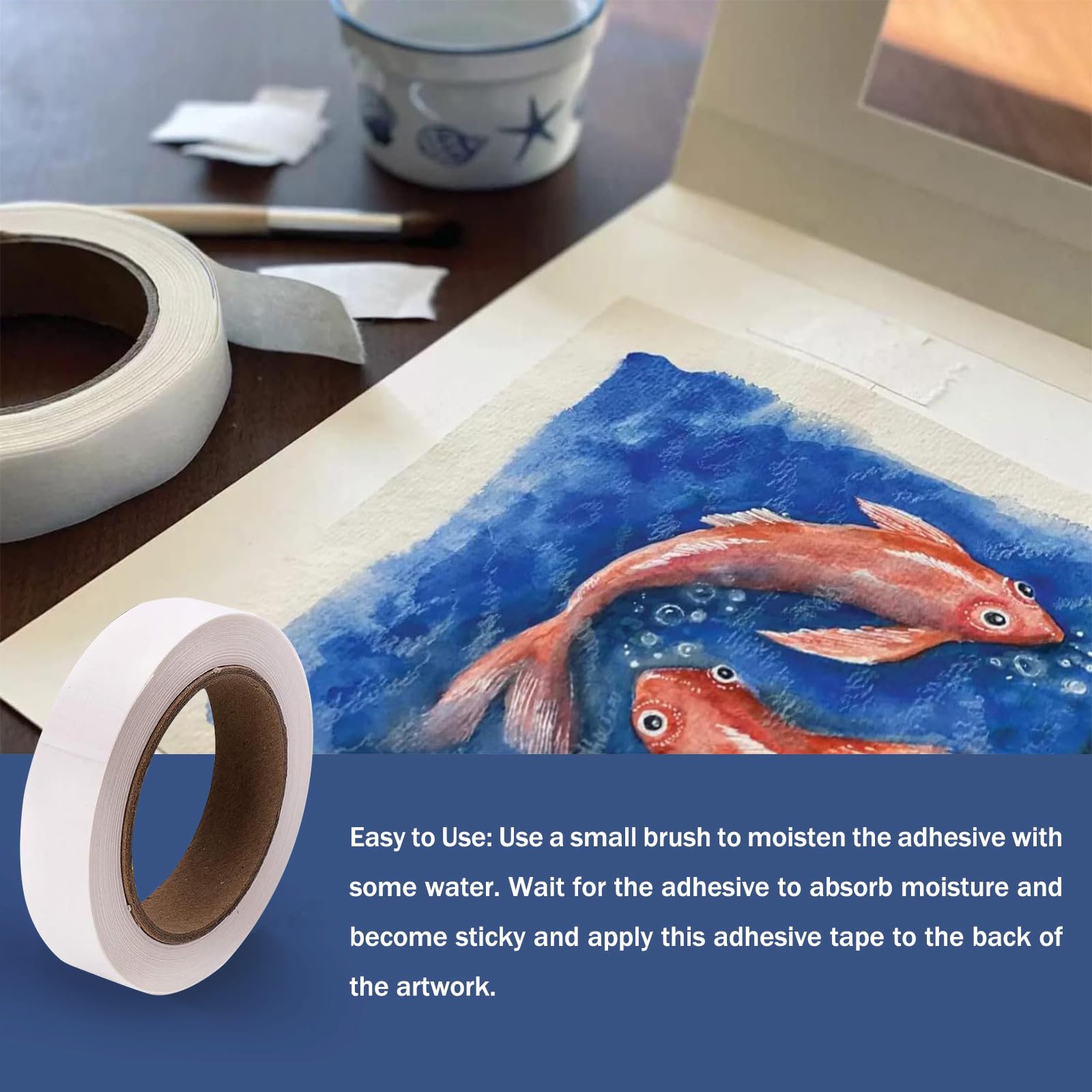 Lineco Water-Activated Hayaku Hinging Tape 1