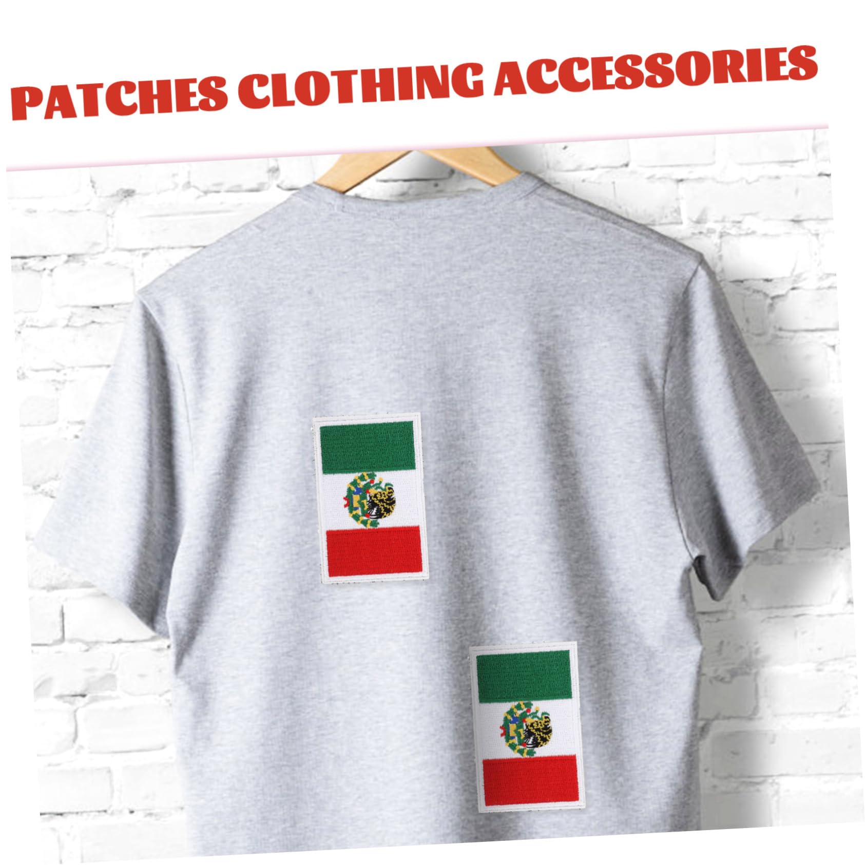 25pezzi Toppe Termoadesive Bandiere Per Abbigliamento e Accessori Decorazioni Per Borse e Scarpe Per Riparazioni e Decorazioni Te