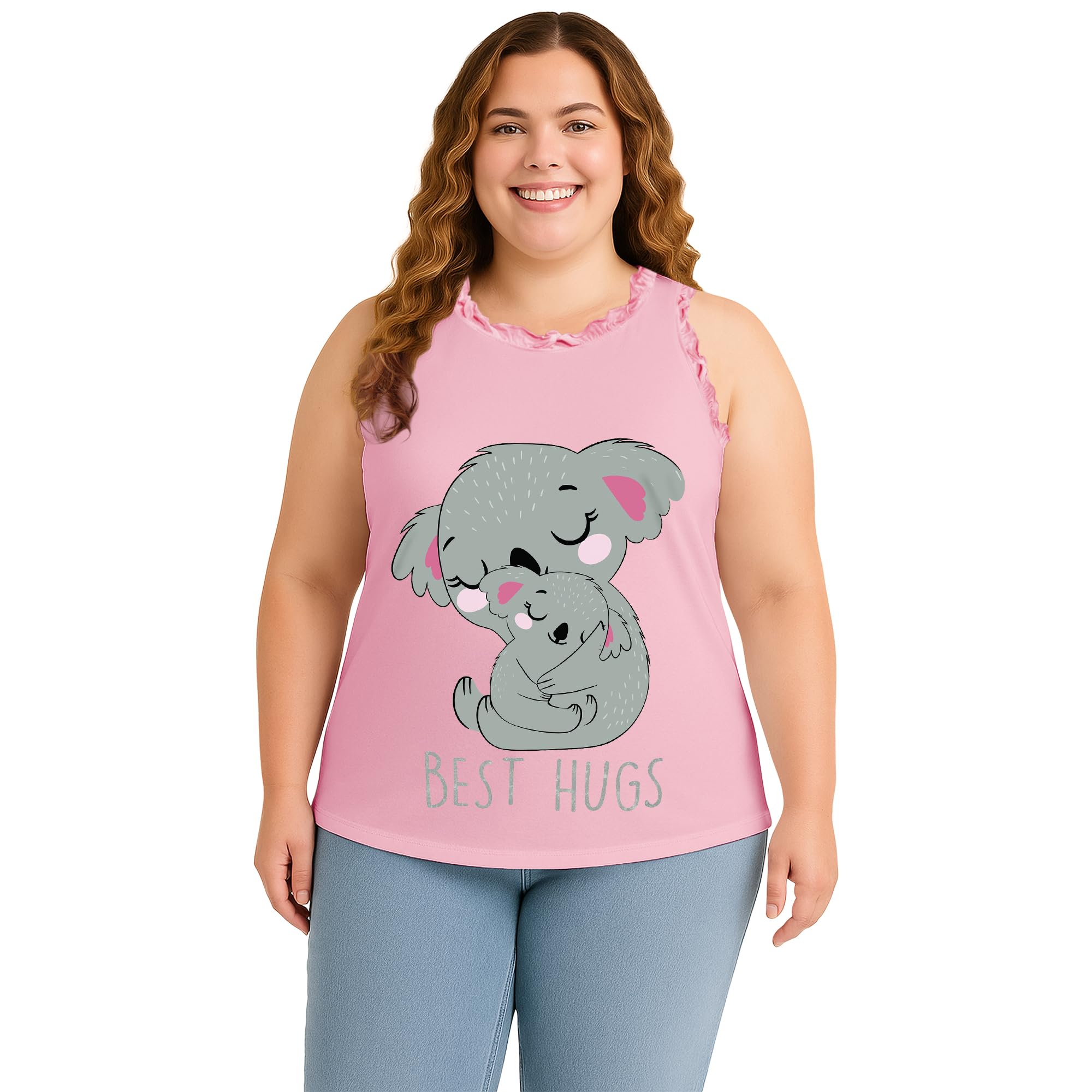 Stretchable Cotton Vest Top Plus Size Tank Tops for Women Camisole Innerwear Big Size Undershirts Summer Night Wear for Women Sleeveless T Shirts