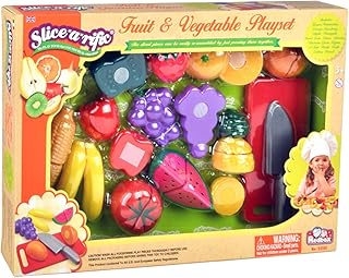 Slice-a-rific Fruits & Vegetable Playset : The Play FOOD that Sounds REAL when Sliced