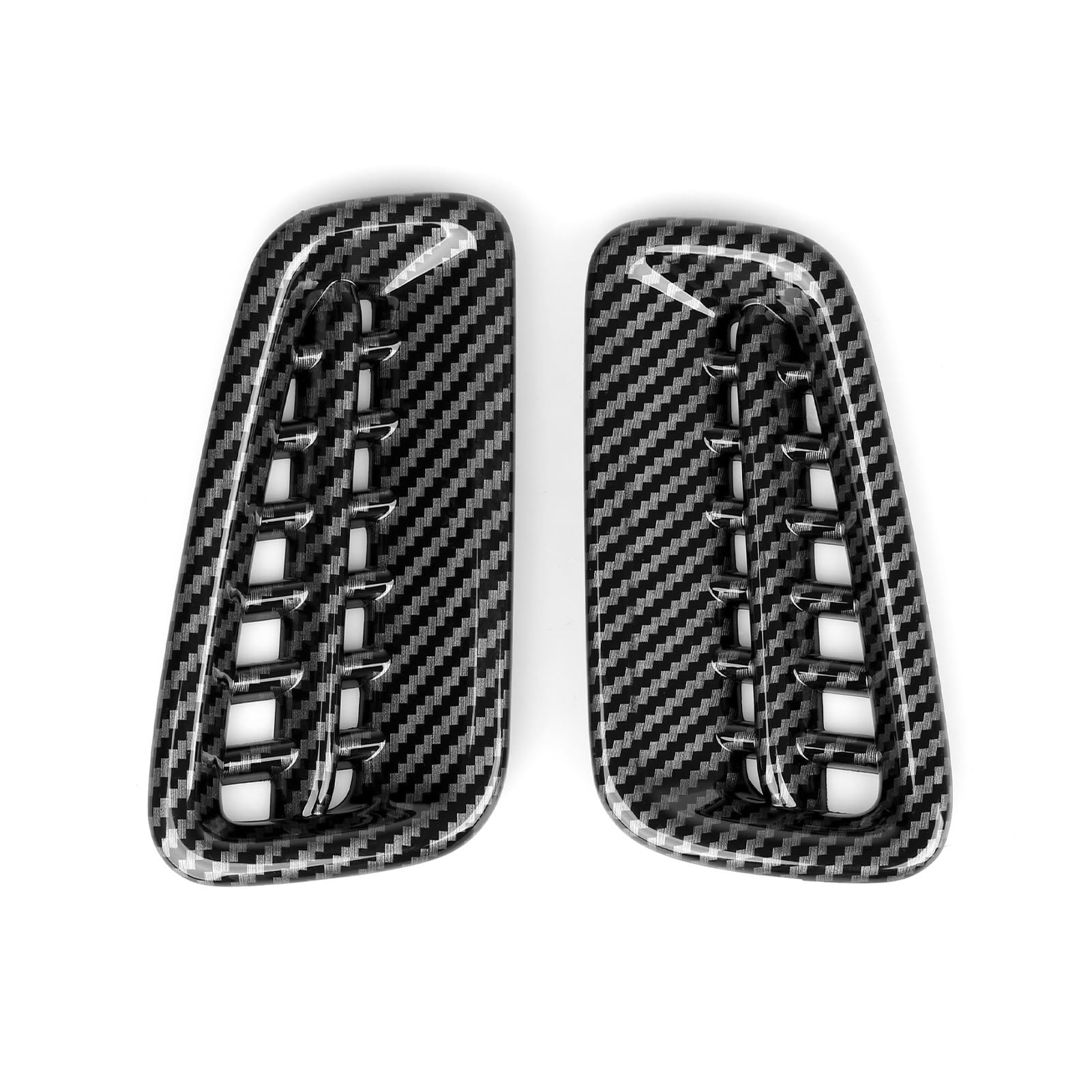 Car Part for H-onda for Civic 11th Gen for LHD 2022 2023 Accessories Car Air Outlet Vent Cover Trim Decals ABS Carbon Fiber Interior Stickers