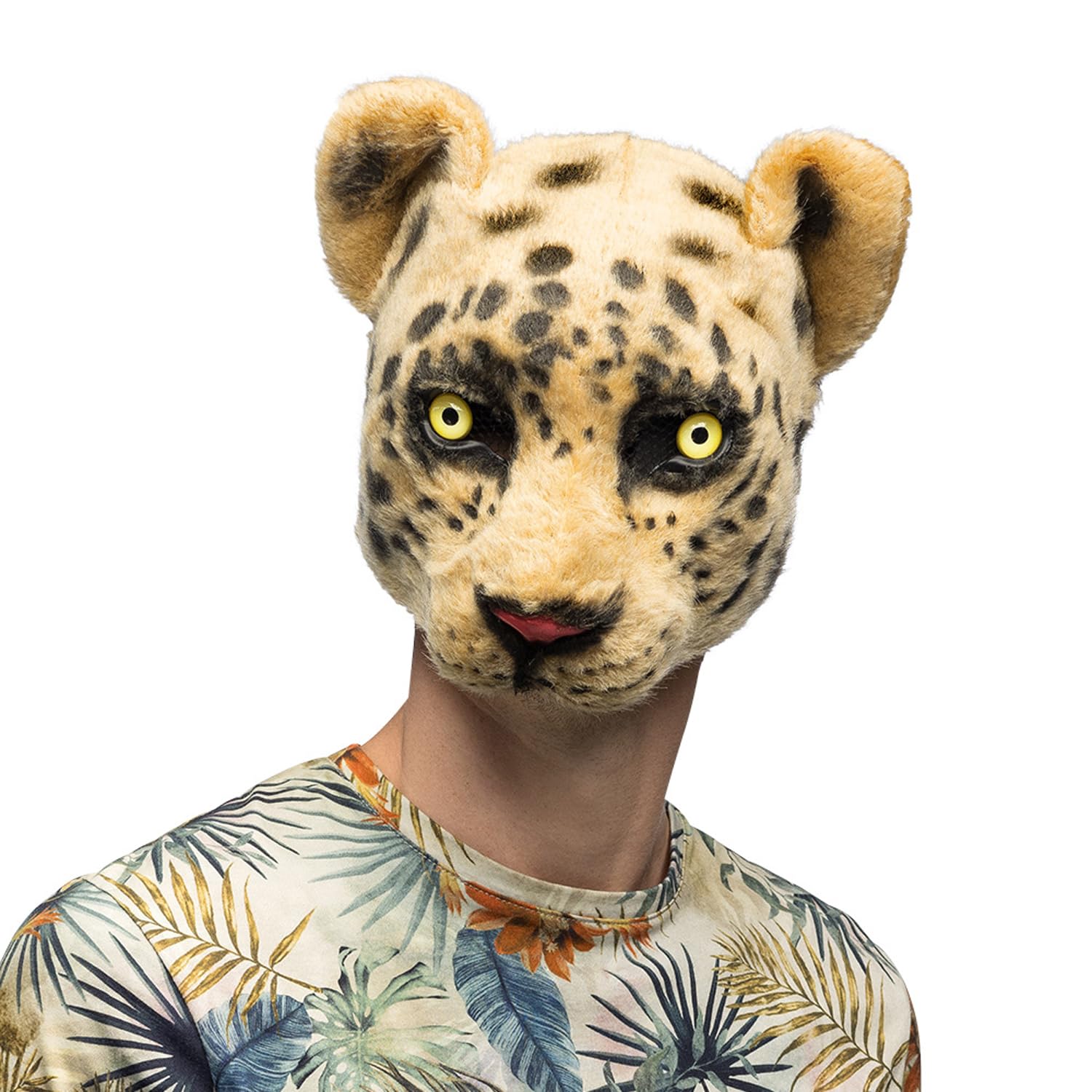Boland - Plush Animal Mask for Adults, Realistic Half Mask for Carnival, Theme Party or Animal Cosplay Event