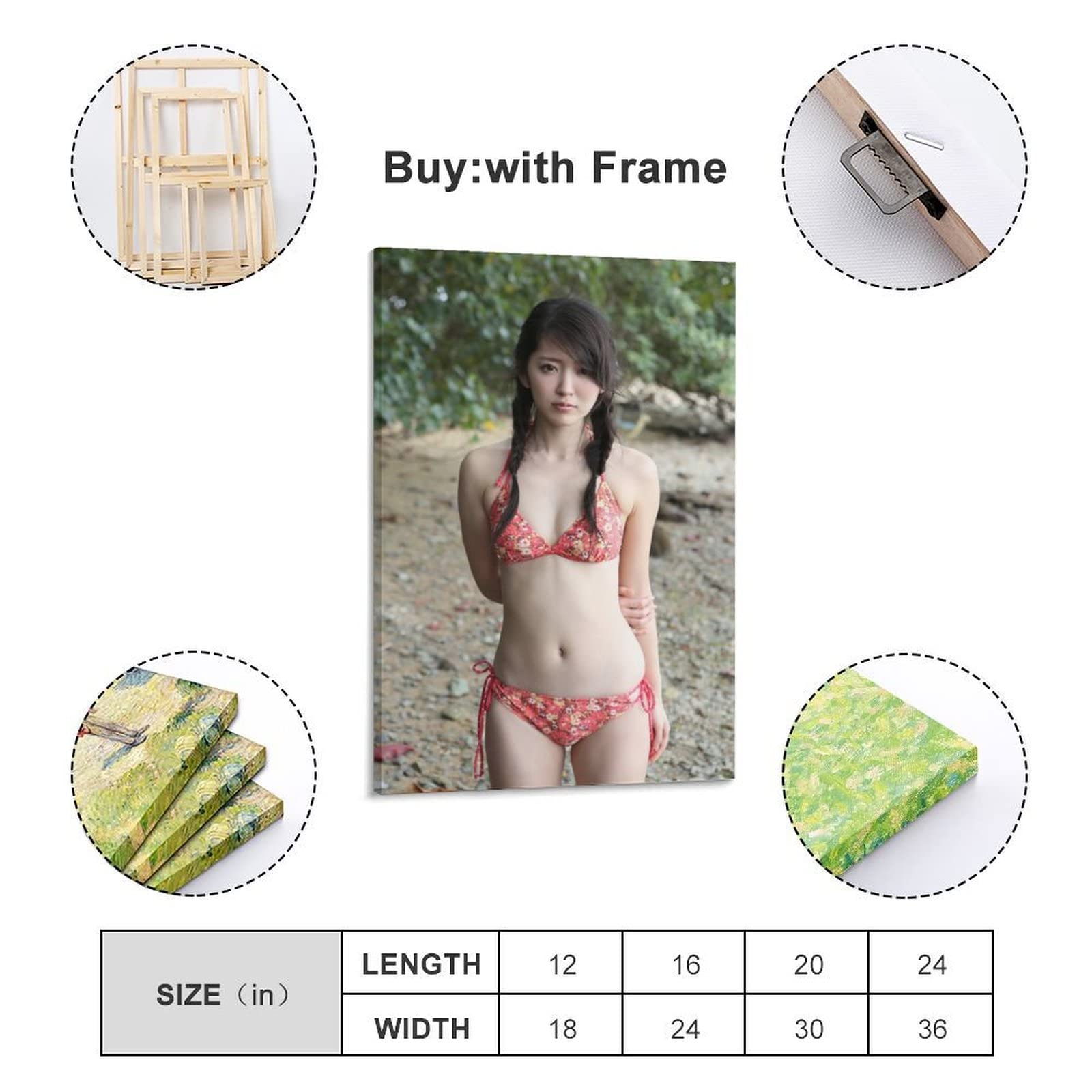 Amazon.co.jp: 鈴木愛理 写真ポスターセクシー可愛い水着画像 アート