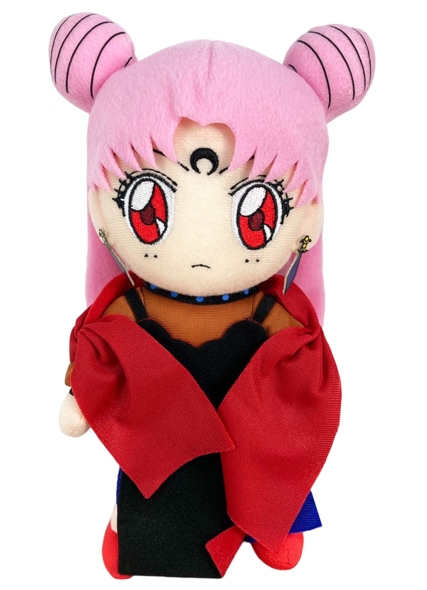 GE Animation Sailor Moon R Black Lady Stuffed Plush Toy, Multicolor, 8" (52704)