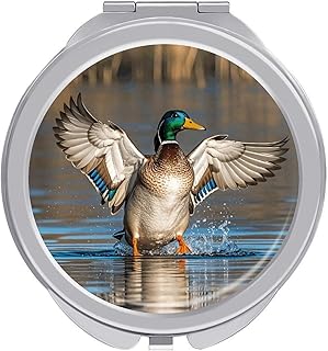 Hunting Flying Wild Ducks Travel Makeup Mirro...