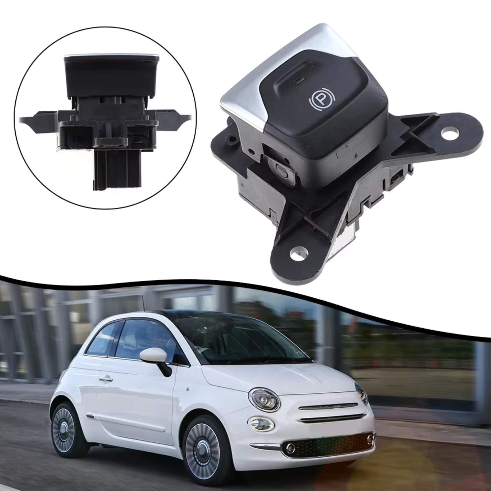 Bouton Commande Frein Compatible Avec Fiat 735632247 Interrupteur Frein À Main Pour Frein Stationnement Voiture Bouton Maintien Automatique Accessoires Remplacement
