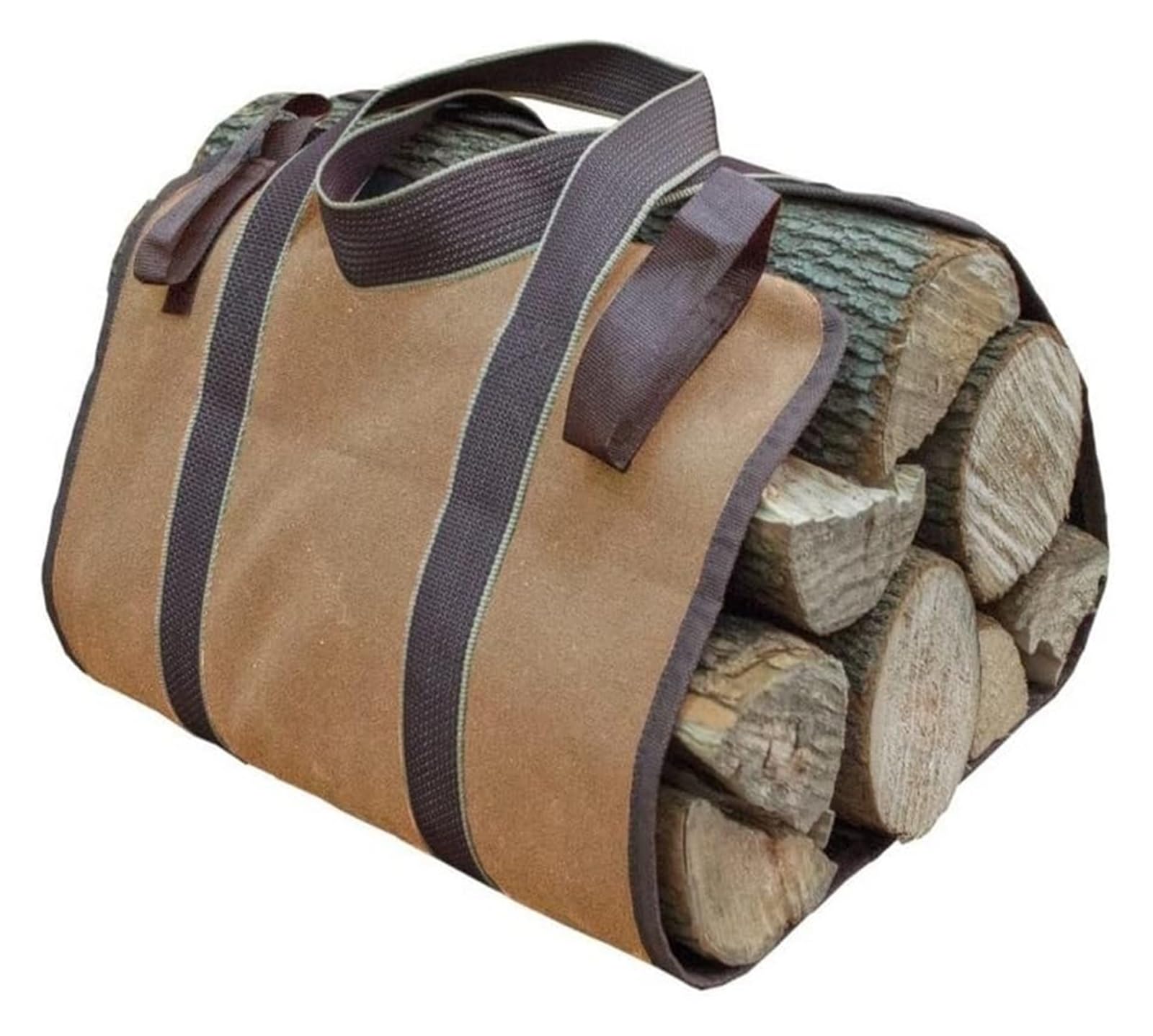 Cyjaznhh Khaki Canvas Firewood Log