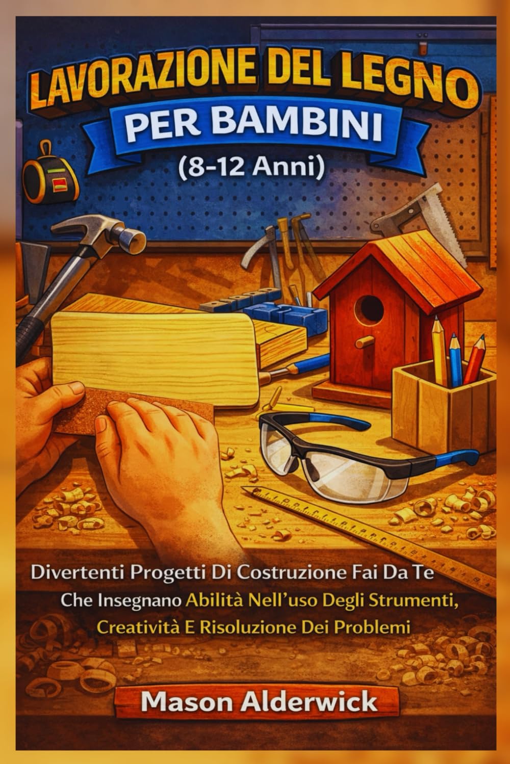 Lavorazione Del Legno Per Bambini (8-12 Anni): Divertenti Progetti Di Costruzione Fai Da Te Che Insegnano Abilità Nell'uso Degli Strumenti, Creatività E Risoluzione Dei Problemi