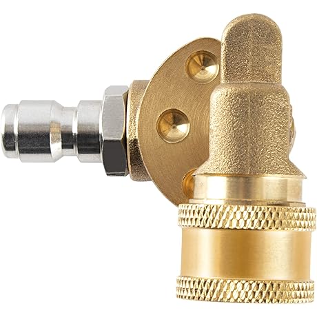 Pivot Power: Pivoting Coupler for Pressure Washer, Unstoppable Gutter Cleaning Prowess
