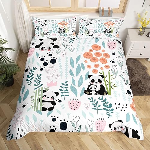 Vista 160 de Erosebridal Funda de edredón de zorro kawaii, juego de ropa de cama de zorro de dibujos animados, funda de edredón con 2 fundas de almohada para Fox