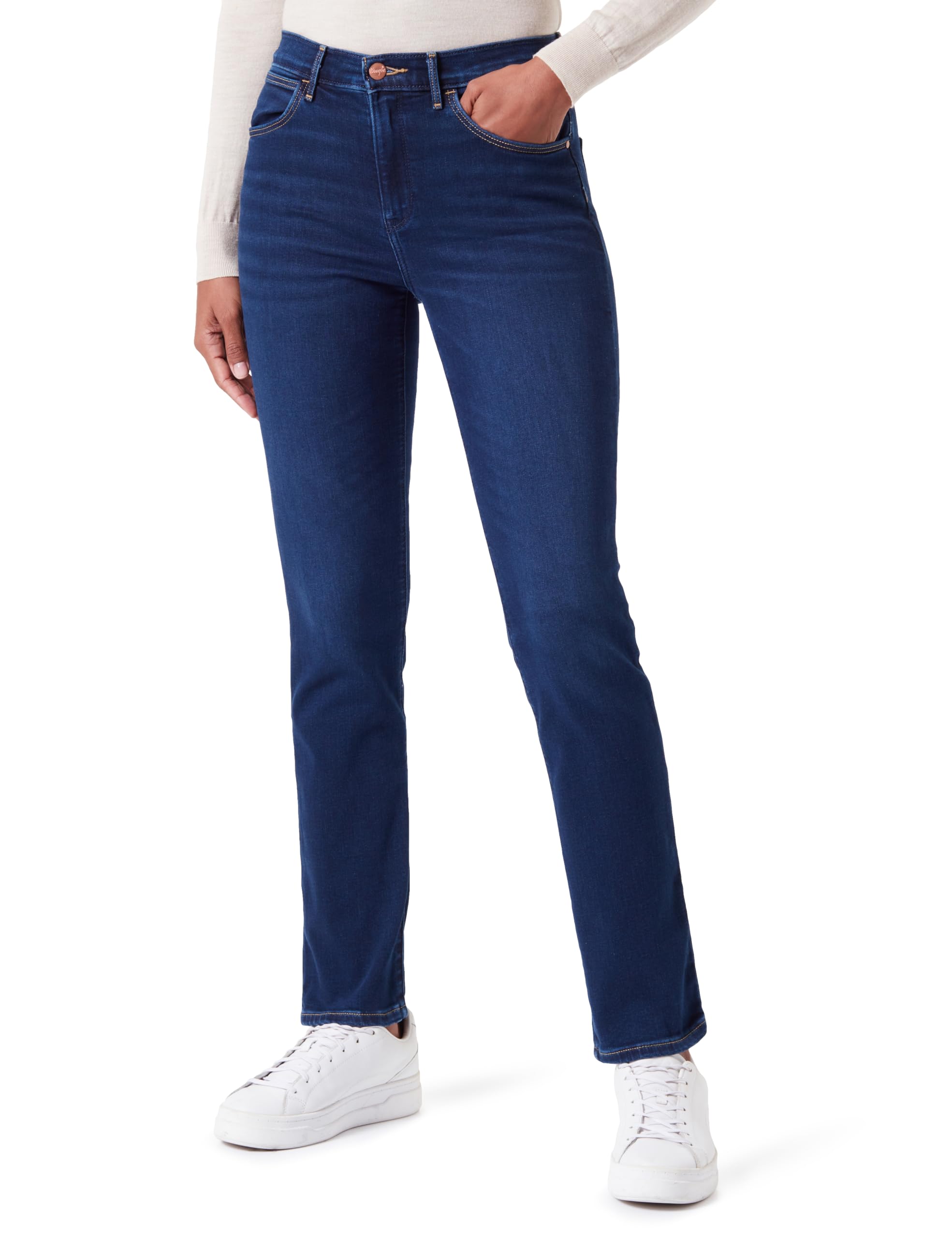 Wrangler Women's Slim Jeans, Night Shade, 34W / 30L