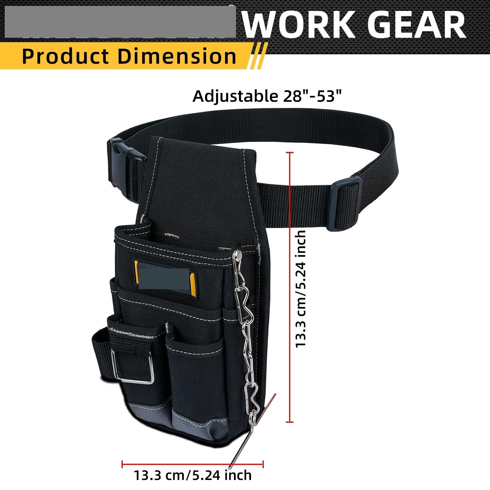 Trousse à Outils Pour échelle Mini pochette à outils avec clip ceinture