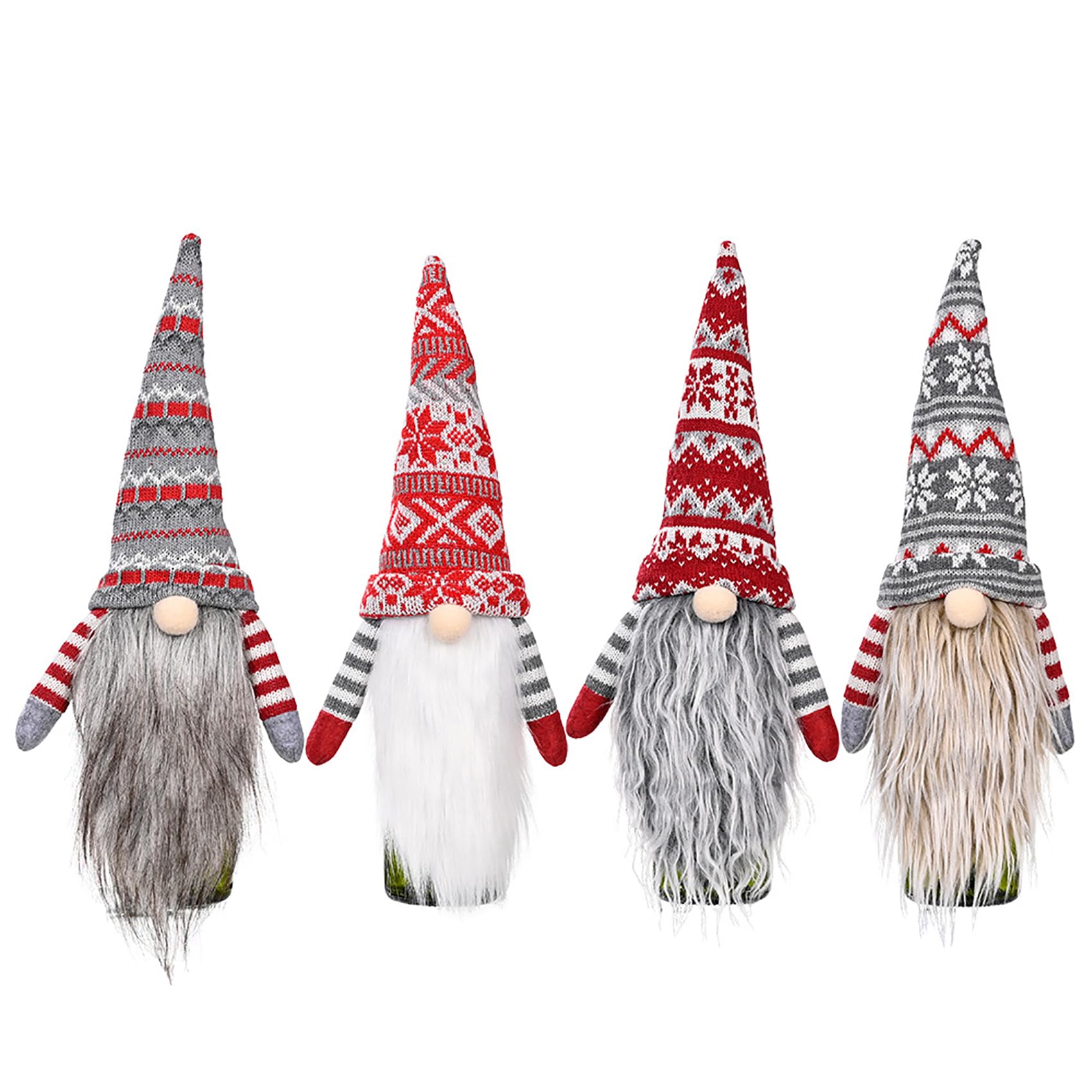 Sponsored Ad – Christmas Wine Bottle Covers, 4pcs Cute Christmas Decoration Faceless Santa Doll Christmas Bottle Bags Wine Decorative Cover Ornaments Xmas Party Decoration (Style D)