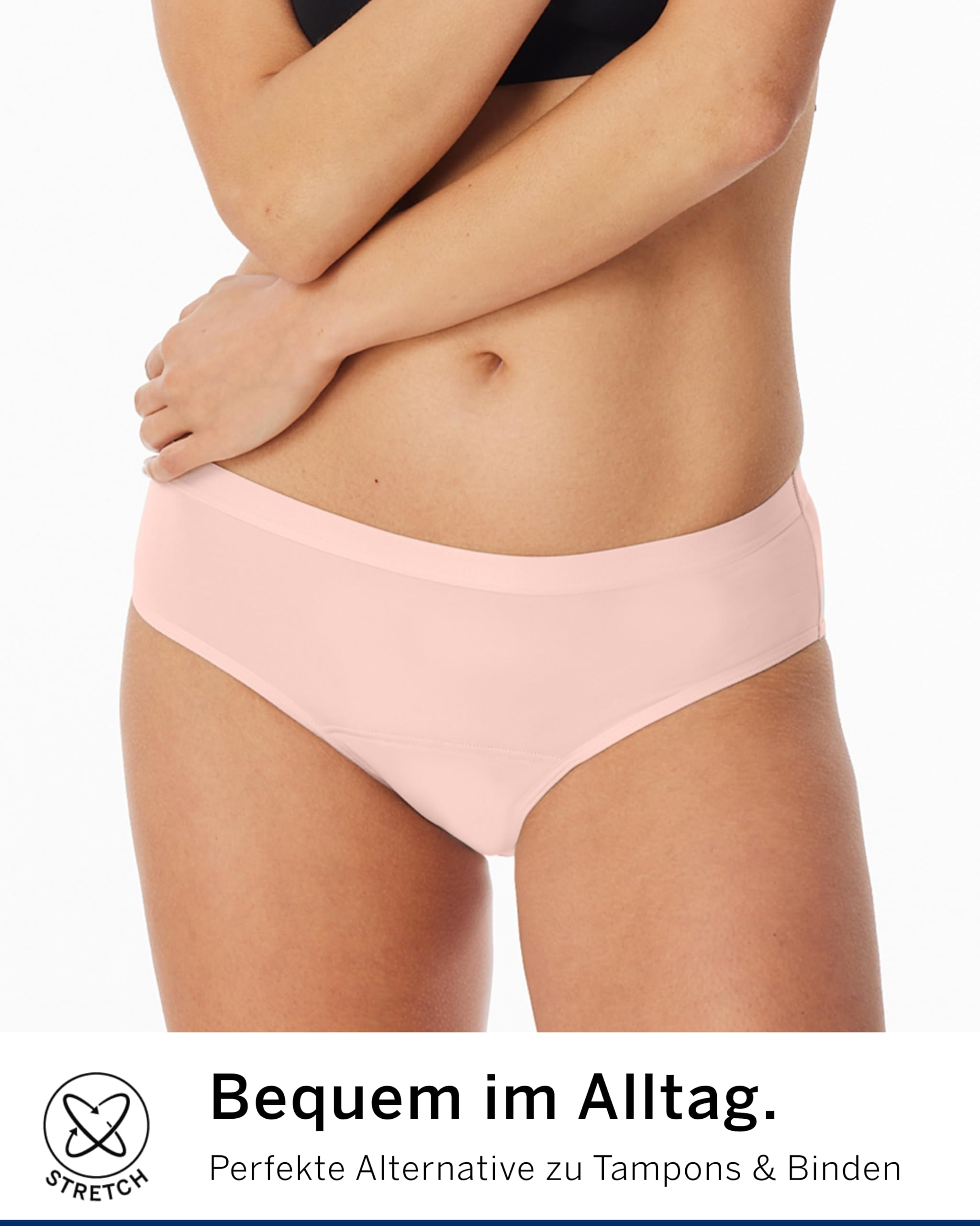 Schiesser Damen 2 PACK Menstruationswäsche / Periodenslip auslaufsicher - Secret Care