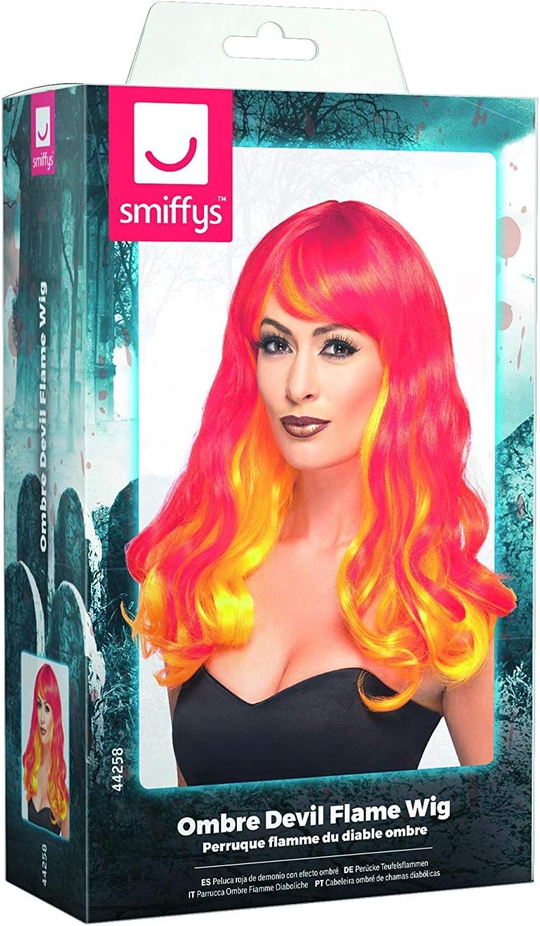 Smiffy's Women's Ombre Wig Midnight Siren