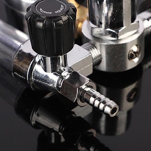 Miniatura 6 de Medidor de flujo de argón de CO2 de grado industrial Regulador Medidor de flujo Tig Rango de medidor de presión 0-25MPa Soldadura de argón Medidor