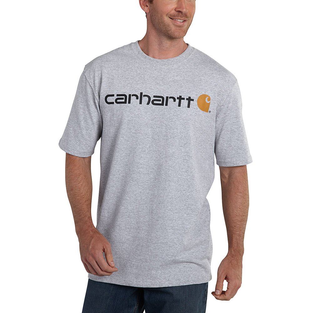 Carhartt Koszulka robocza męski Signature Logo Short Sleeve Midweight Jersey T-Shirt K195