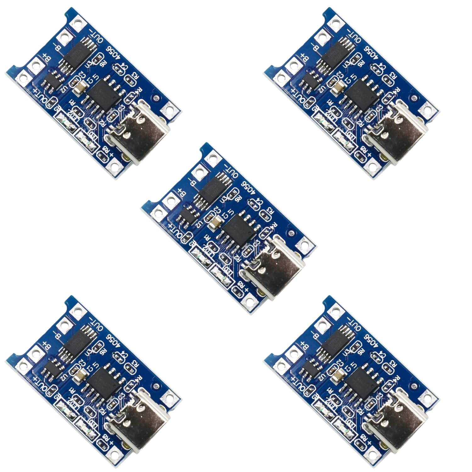 Electro TP4056 Micro USB Type C Mini Plug 5V 1A 18650 Lithium Battery Charging Protection Board (C-Type) Pack of 5-picture-32