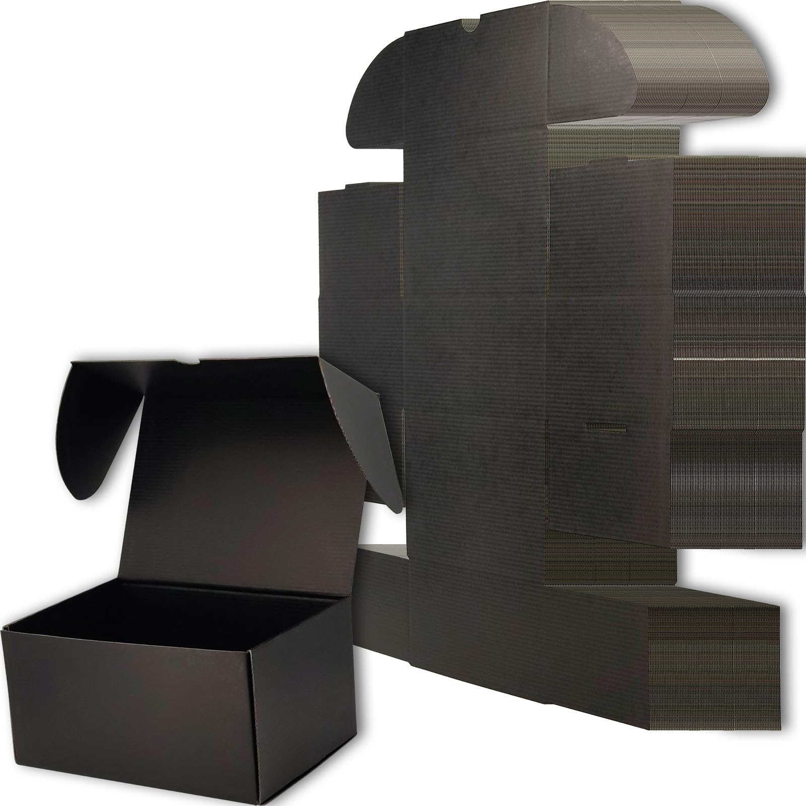 Cenoid Small Postal Boxes, 28x15x15cm Black Postage Parcel Shipping Cardboard Boxes for Posting Shipping Delivery Packaging boxes for Small Business (Pack of 20)
