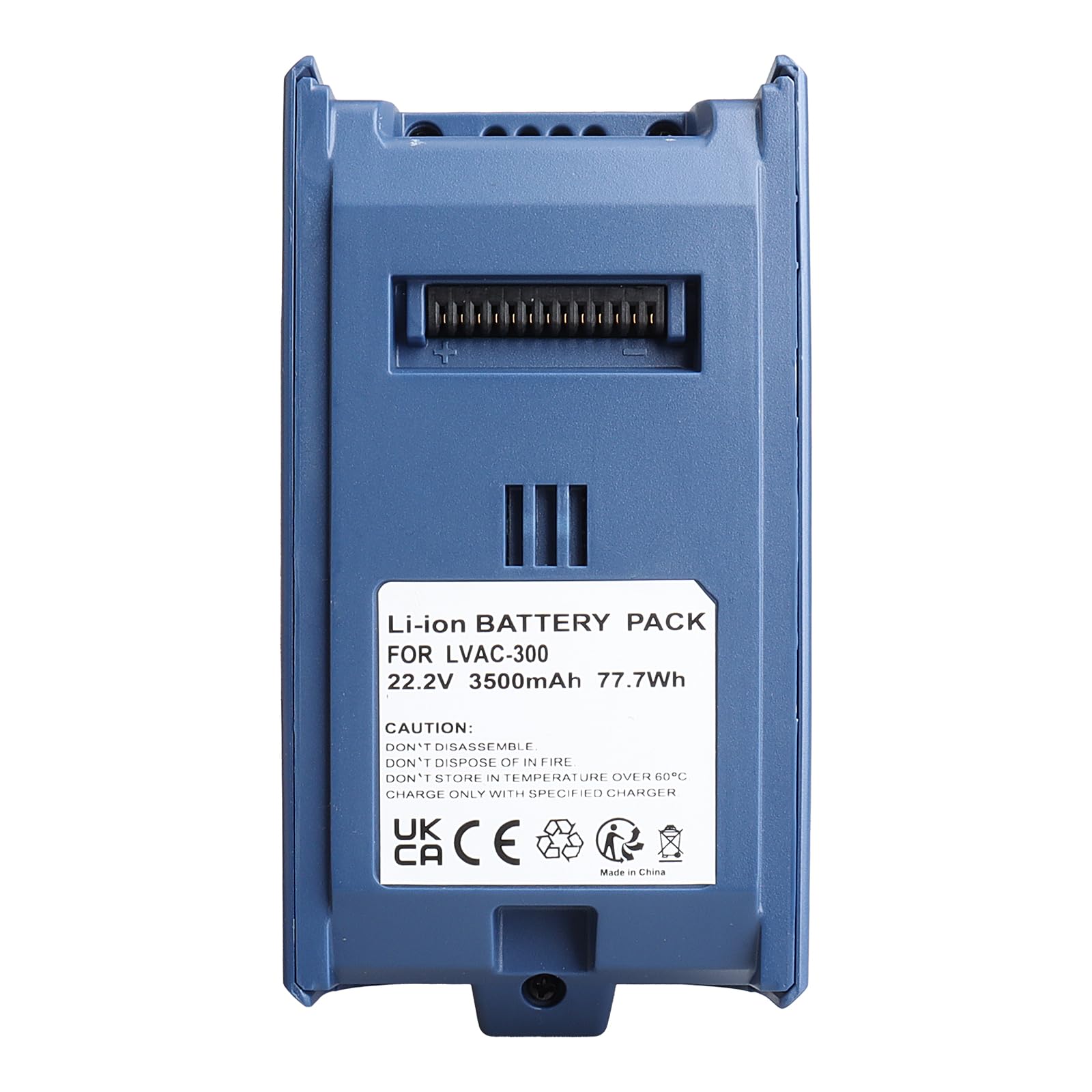Batteria di ricambio MXJFYY per aspirapolvere senza fili Levoit LVAC-300, batteria agli ioni di litio da 3000 mAh 21,6 V per Levoit LVAC 300, autonomia fino a 60 minuti, facile installazione.