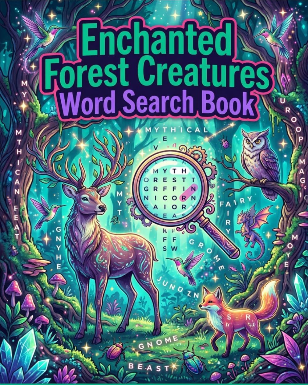 Enchanted Forest-creatures-word-search