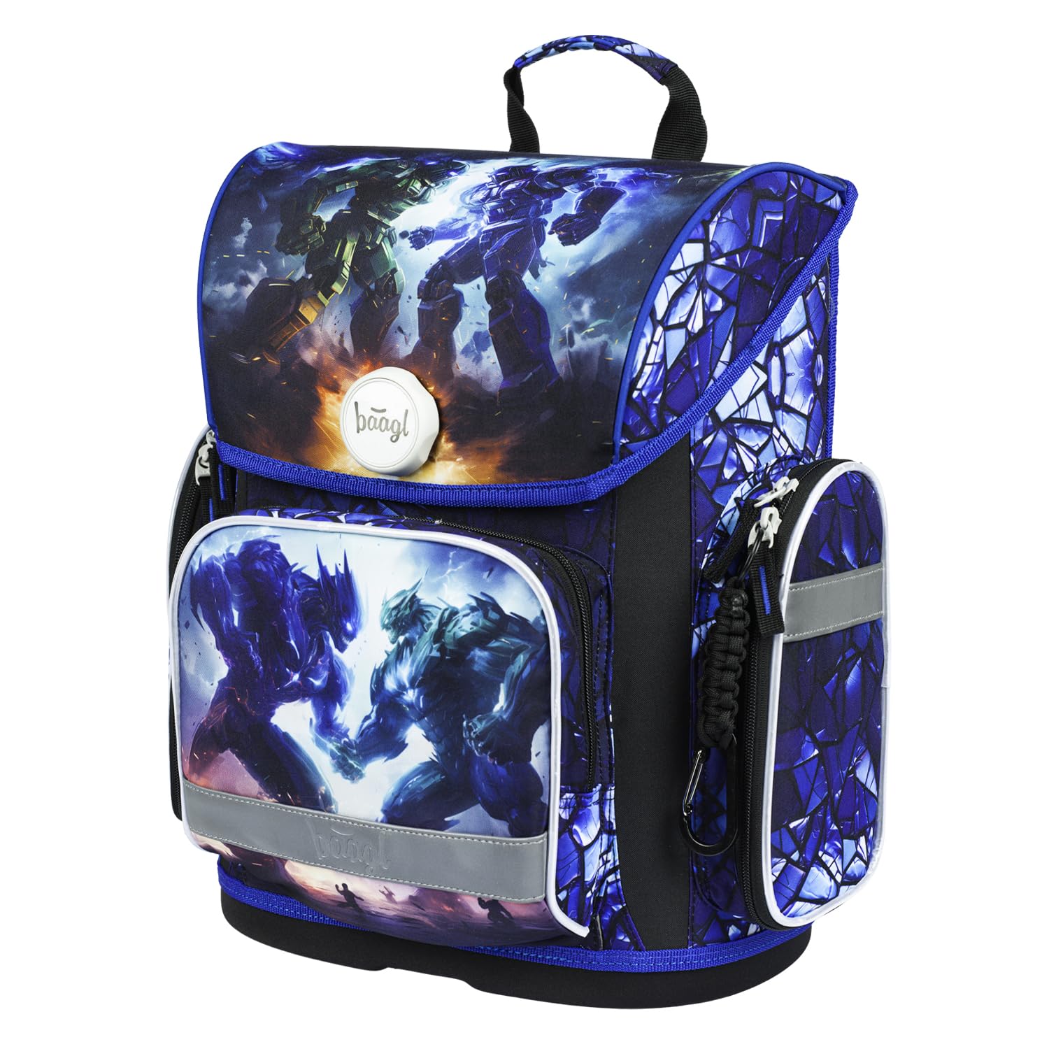Baagl Ergo - Zaino per la scuola per ragazzi e ragazze, per 1° classe (o 2° classe), zaino per la scuola elementare, zaino leggero per bambini con cintura toracica