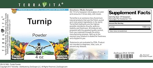 Miniatura 3 de Polvo de nabo (4 oz, ZIN 521969) - Paquete de 3