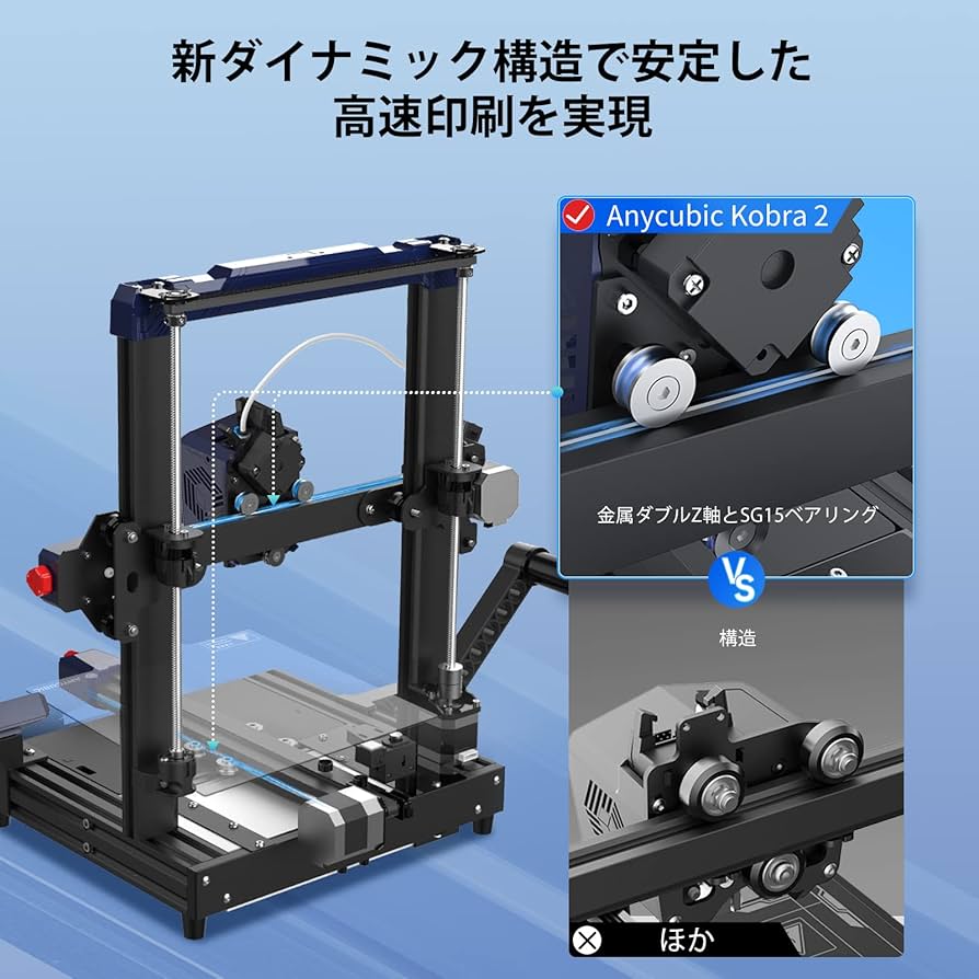 Amazon | ANYCUBIC Kobra 2 3Dプリンター 6倍高速プリント 高
