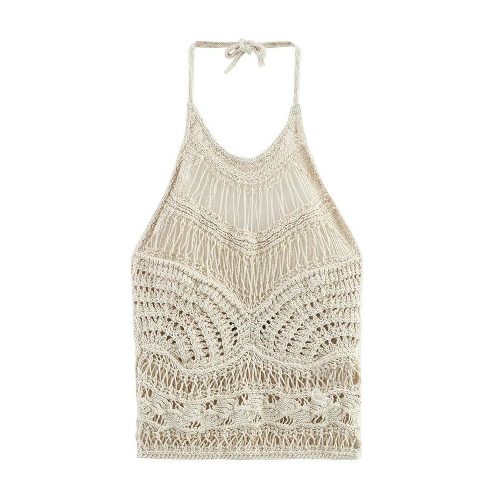 Canotta da Donna Design Casual Femminile Elegante con Top Sospeso A Maglia Jacquard in Stile Europeo E Americano Jacquard-Mostrato-m