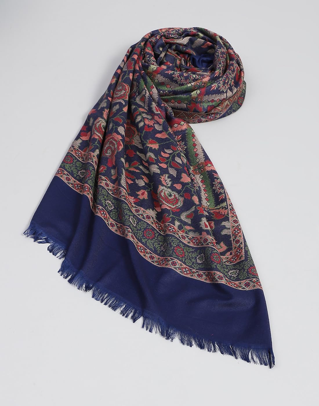 Monte Carlo Womens Self Design Multi Color Shawl (224SHW6898-0-40) 3