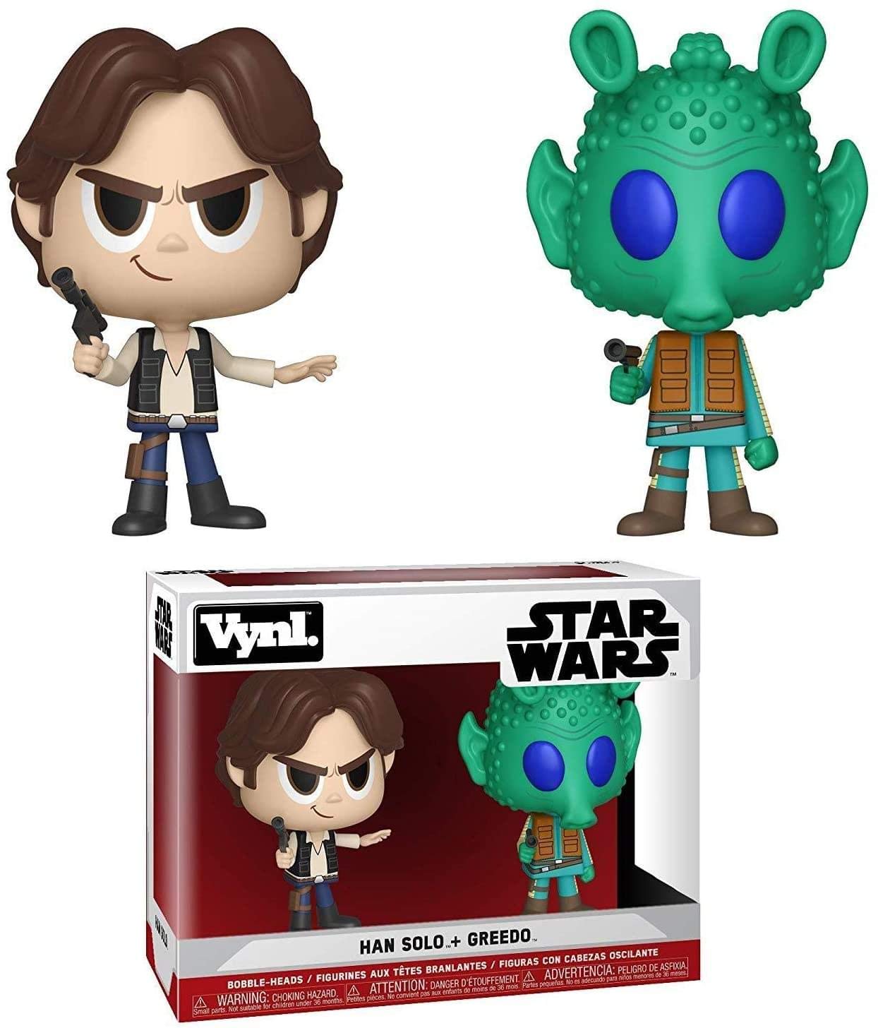 Vynl: Star Wars - Han Solo & Greedo Collectible Figure, Multicolor