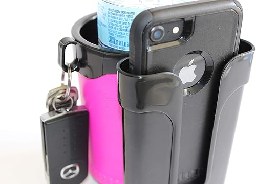Miniatura 8 de BikeCupHolder - Teléfono celular - Llaves - Combo de soporte para crucero de playa - Bicicleta de viaje