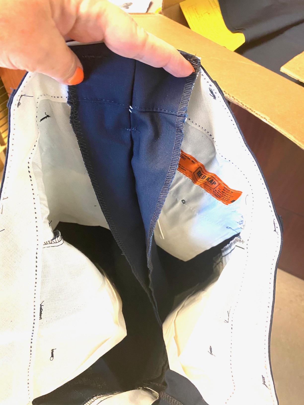 Red Kap Men's Stain Resistant, Flat Front Work Pants