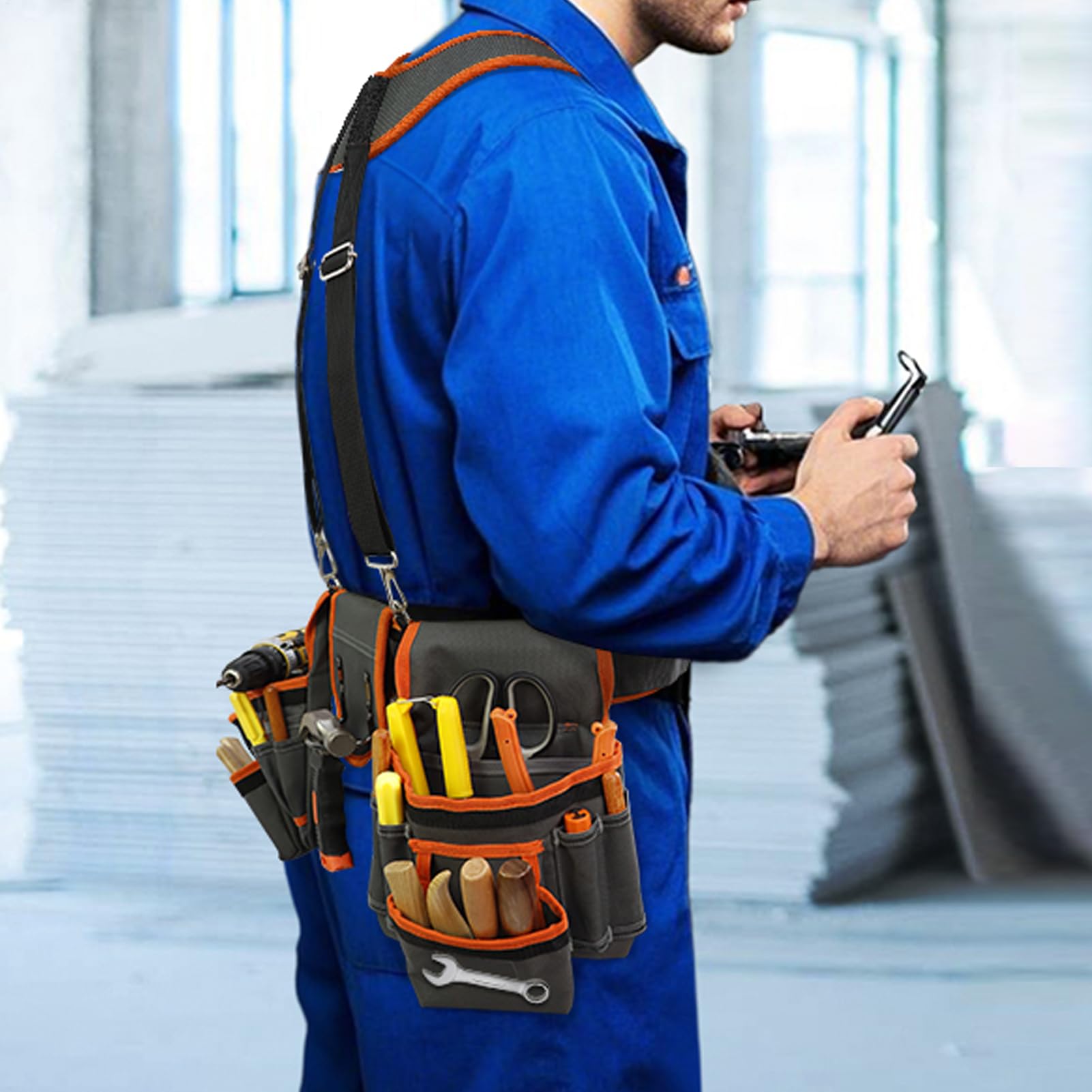 Ceinture À Outils Détachable à Libération Rapide