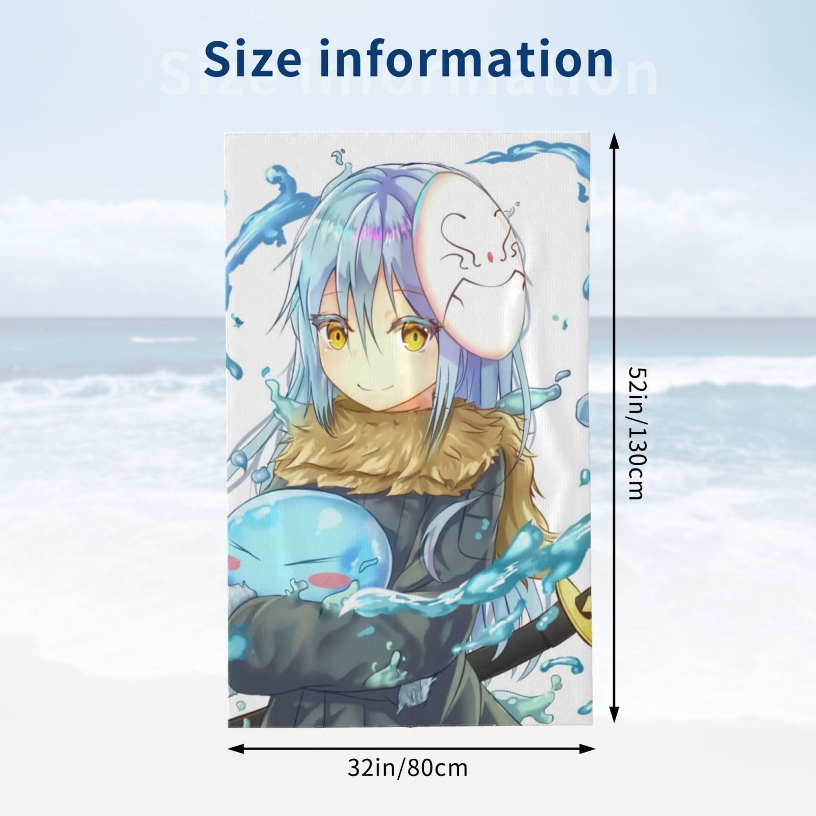 美品　キャラクタータオル 寝ているデザイン　転生したらスライムだった件 美品 キャラクタータオル 寝ているデザイン 転生したらスライムだった