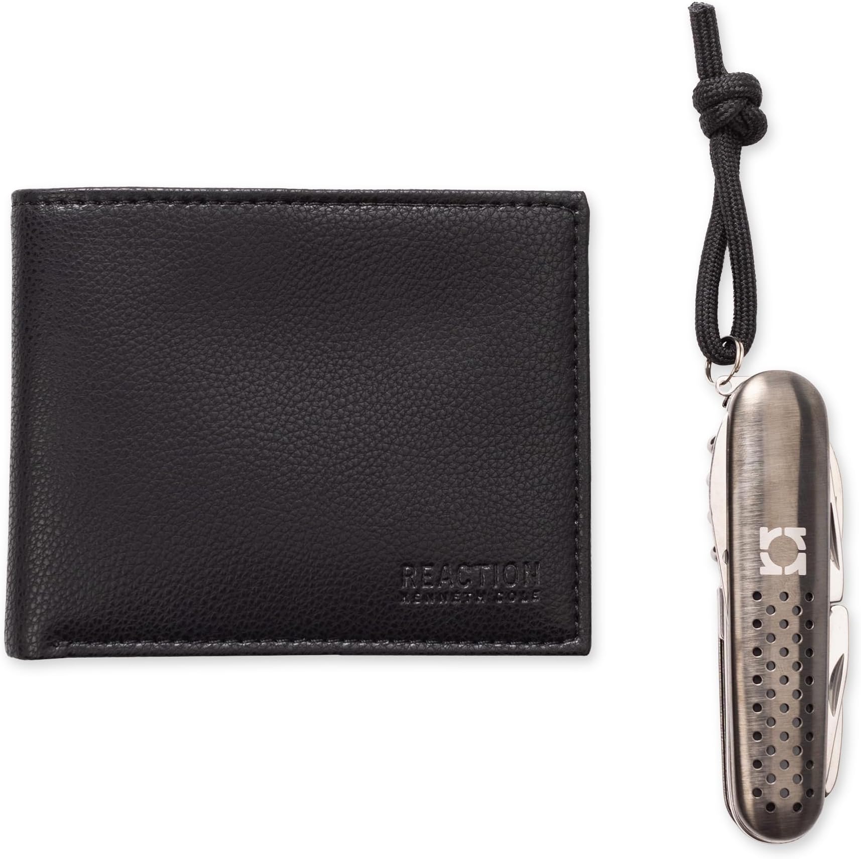 Men's Minimalist Slimfold Wallet with Multi-Tool Set, Black, One size