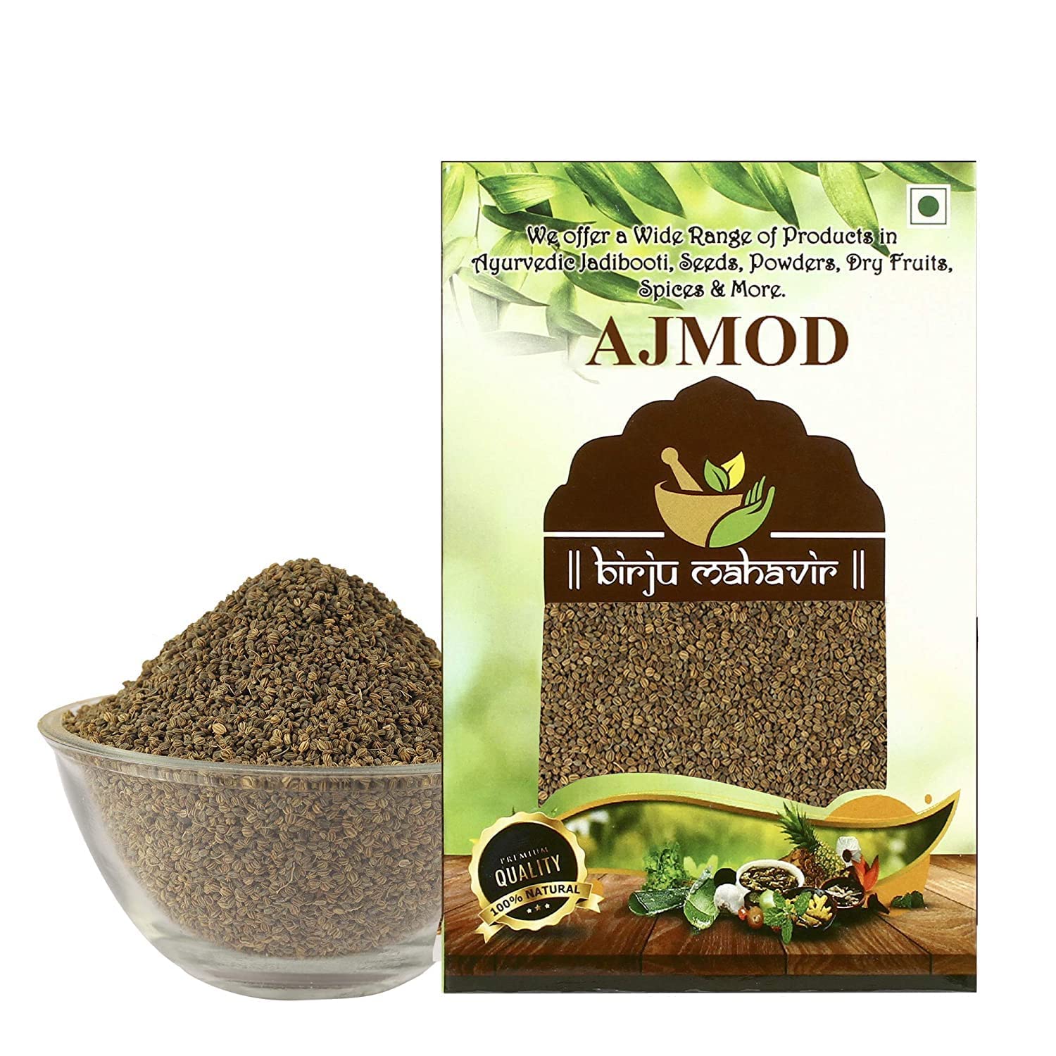 AOZA Birju Mahavir Ajmod 200 GR - Ajmoda - Apium Graveolens - Celery Seeds