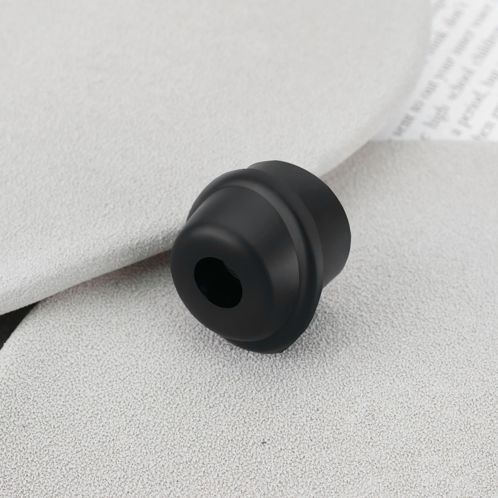 ECSiNG 1 szt. Wymienna krótka antena prętowa z przelotką uszczelka anteny adapter podstawa część zamienna 65218375151 kompatybilna z BMW E36 czarna