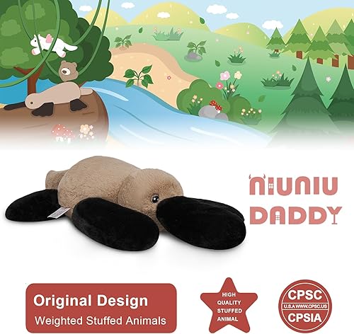 Miniatura 128 de Niuniu Daddy - Peluche con peso de perezoso para la ansiedad, almohada grande de 20 pulgadas para niños y adultos, juguete tierno como regalo