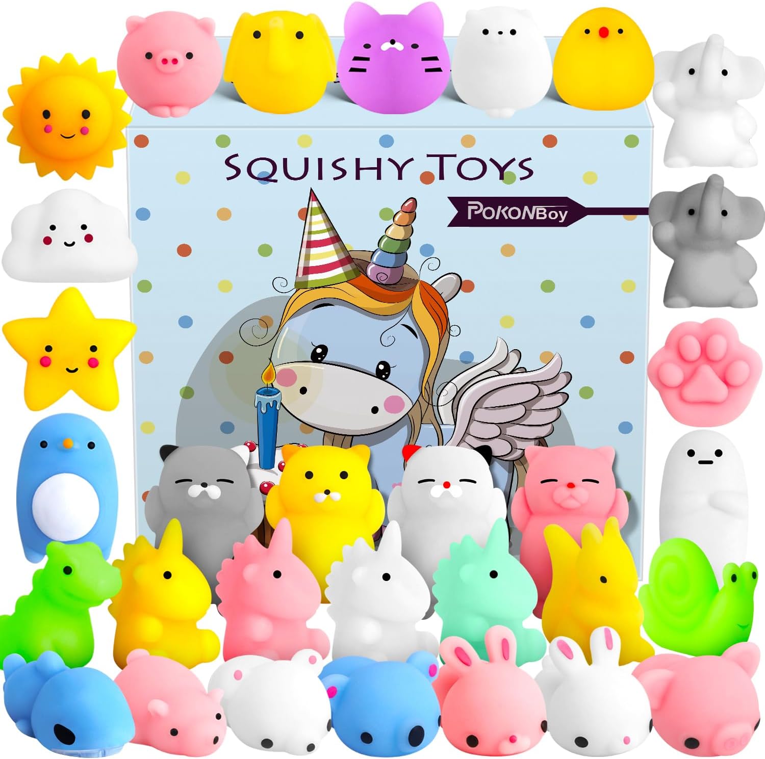 Animal Theme Mochi Squishies Toys