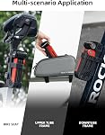 ROCKBROS Verrouillage vélo pliant 120cm/47.24inch avec 2 Clés Serrure de scooter électrique pour moto E