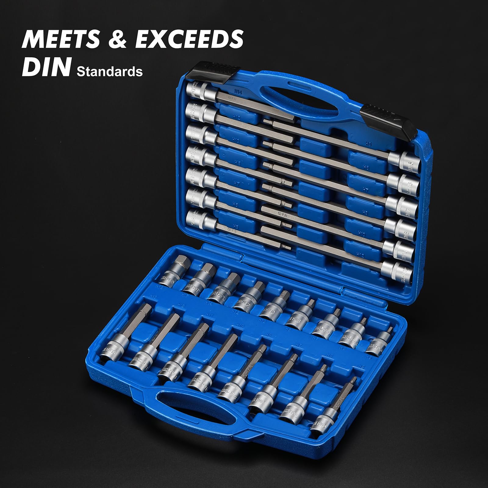 Chiavi A Bussola 6/7/8mm - 3 Pezzi, Cr-V, Per Riparazioni Auto E DIY