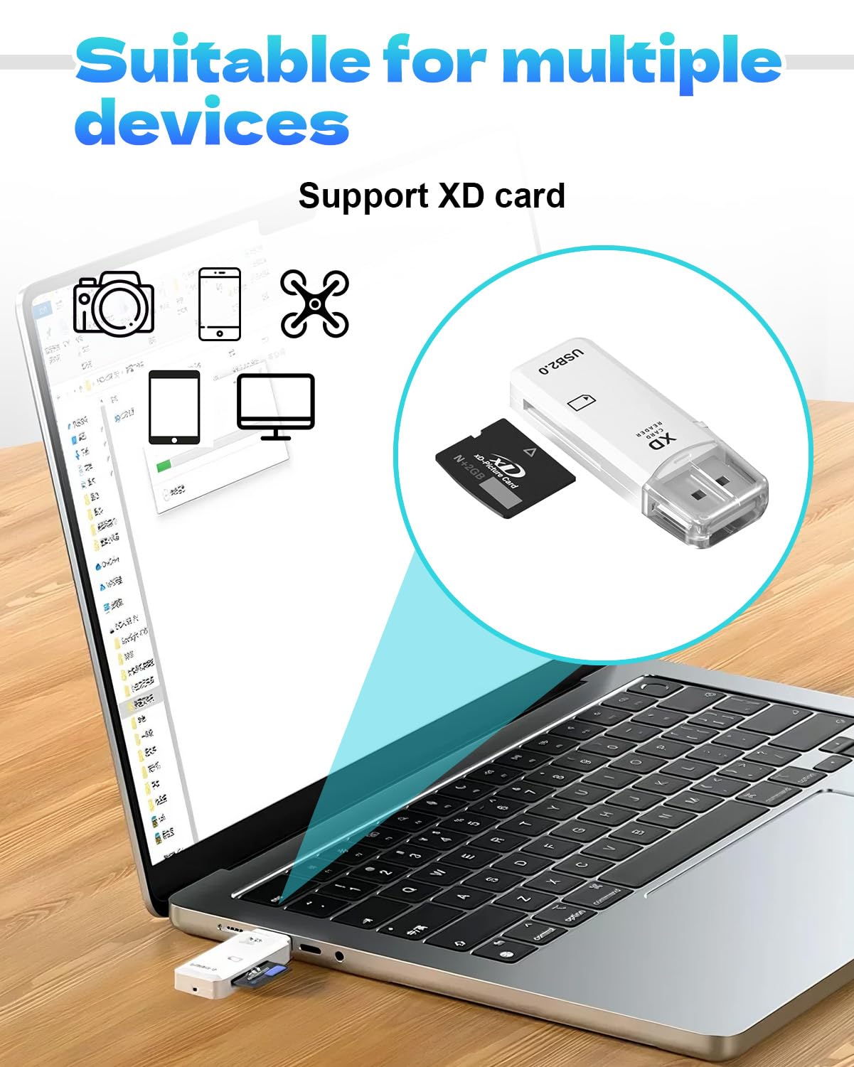 Amazon.com: USB2.0 128GB XD Memory Card Reader XD Picture Card